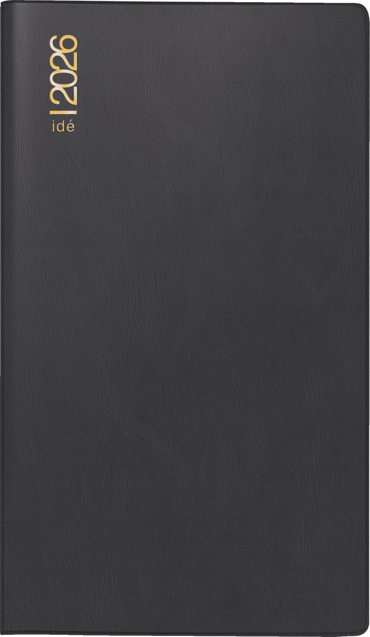 rido/idé Pocket Calendar Mod. TM 15 2026 | A6, Plastic, Black