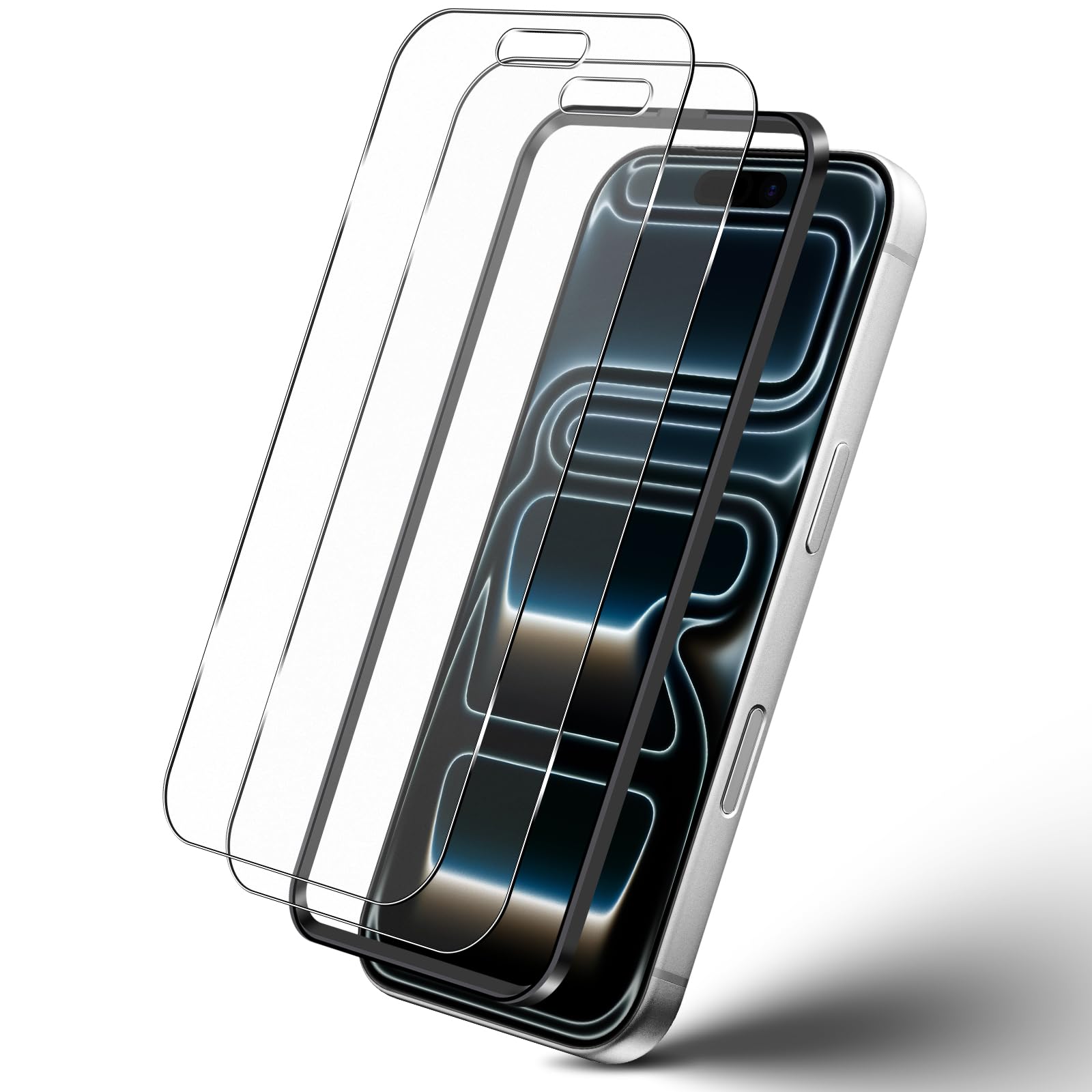 2 Piezas Protector Pantalla Mate para iPhone 17 Pro Max, Antirreflejos Antihuellas Cristal Vidrio Templado Mate, Dureza 9H Screen Protector, Antiarañazos Pelicula, Fácil de Instalar