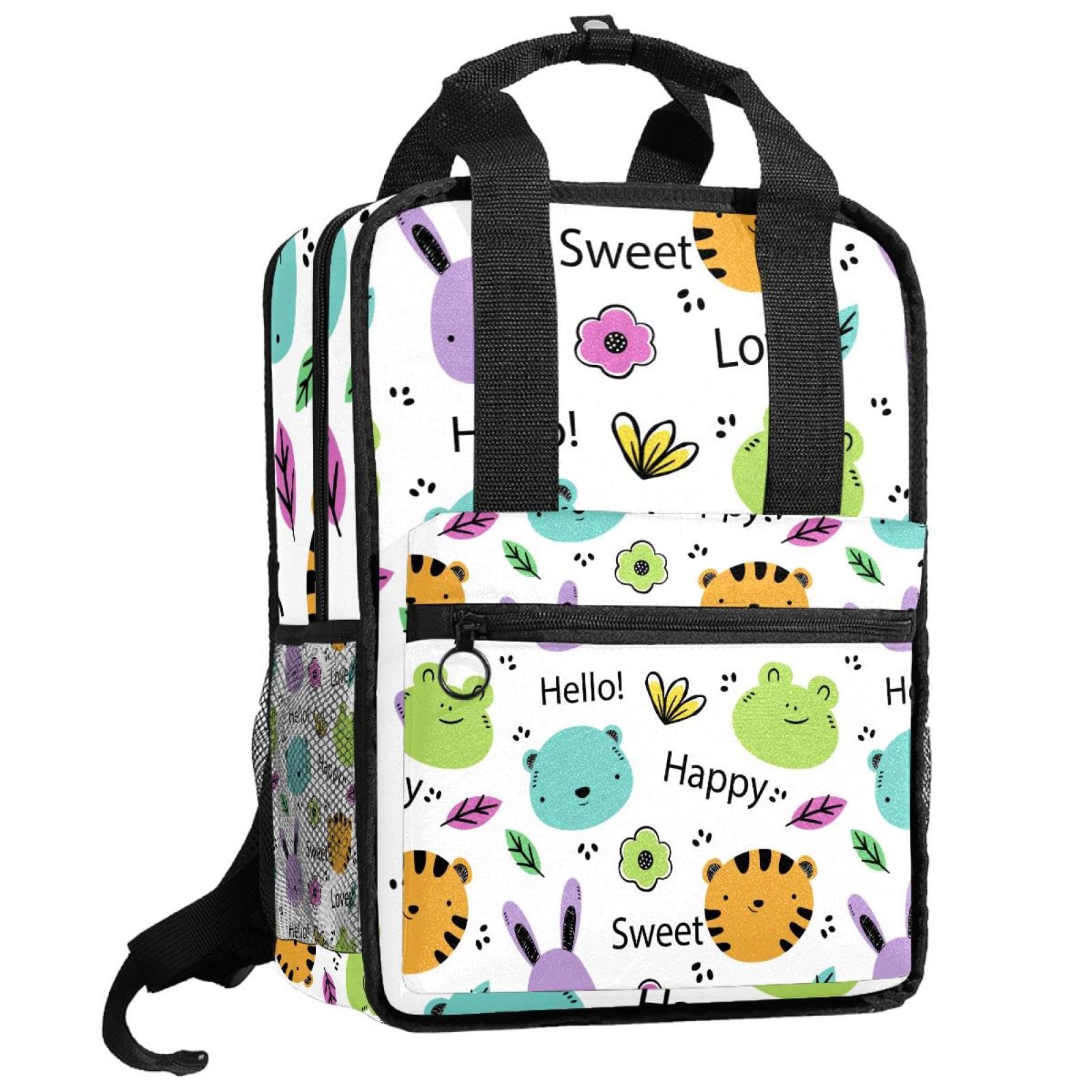 Sac à dos pour garçon cartable pour fille imprimé animaux - 8