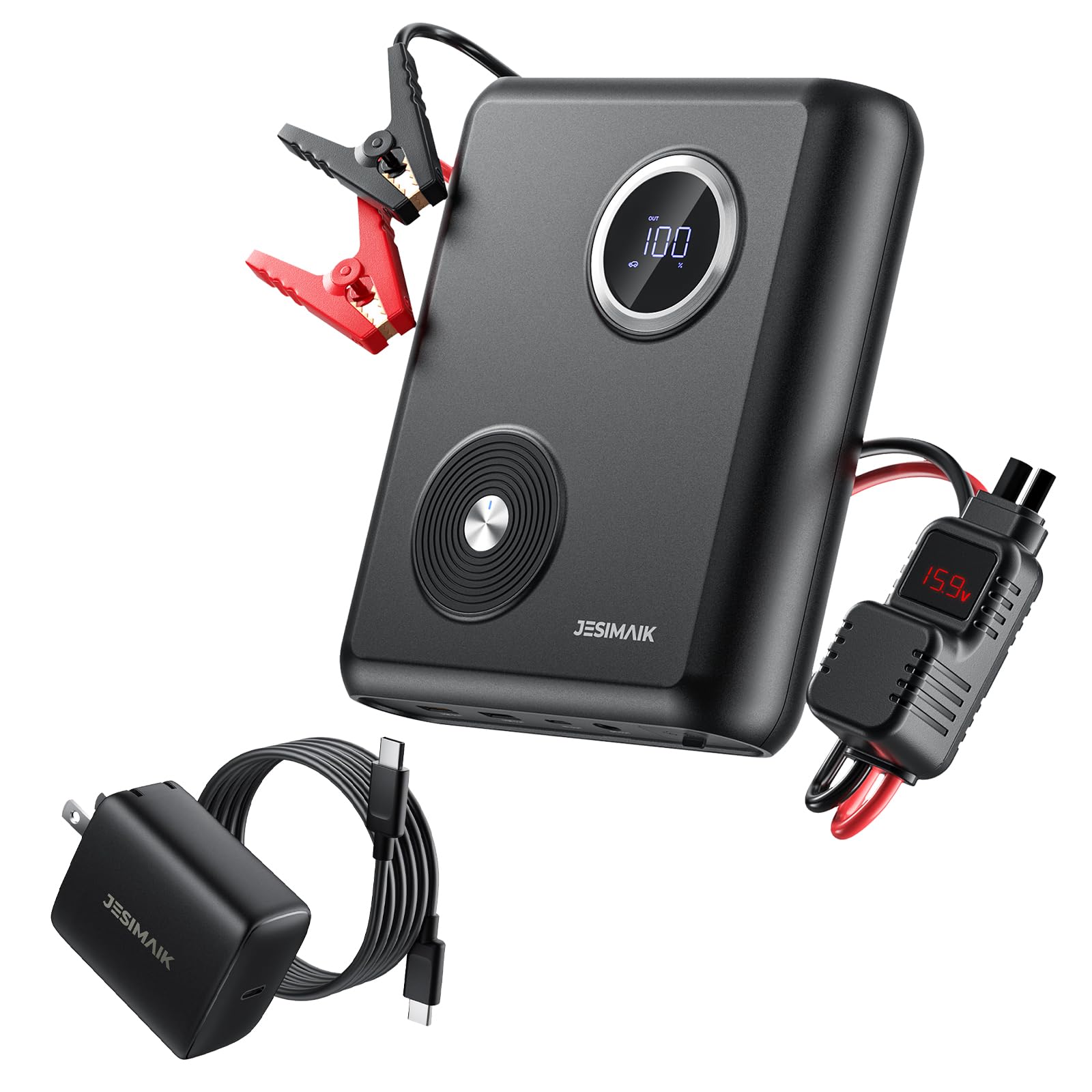 Amazon | JESIMAIKジャンプスターターGK03と急速充電器PD67W セット品