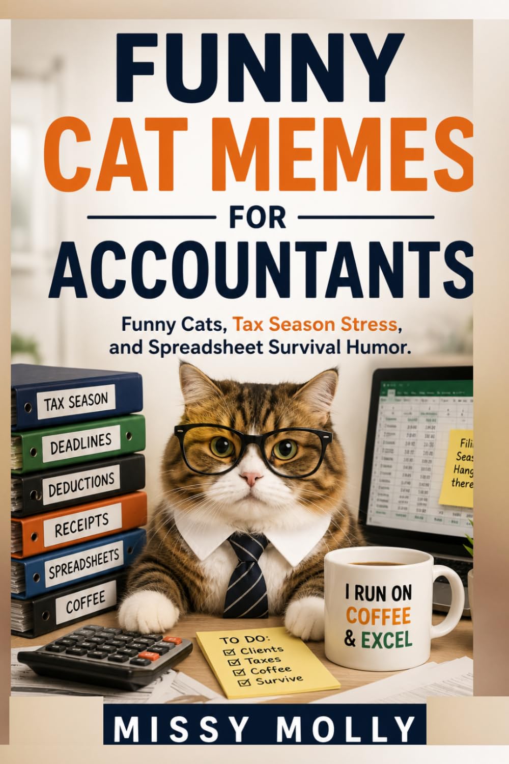Funny Cat Memes for Accountants: Funny Cats, Tax Season Stress, and Spreadsheet Survival Humor (The Laugh-A-Day Collection)