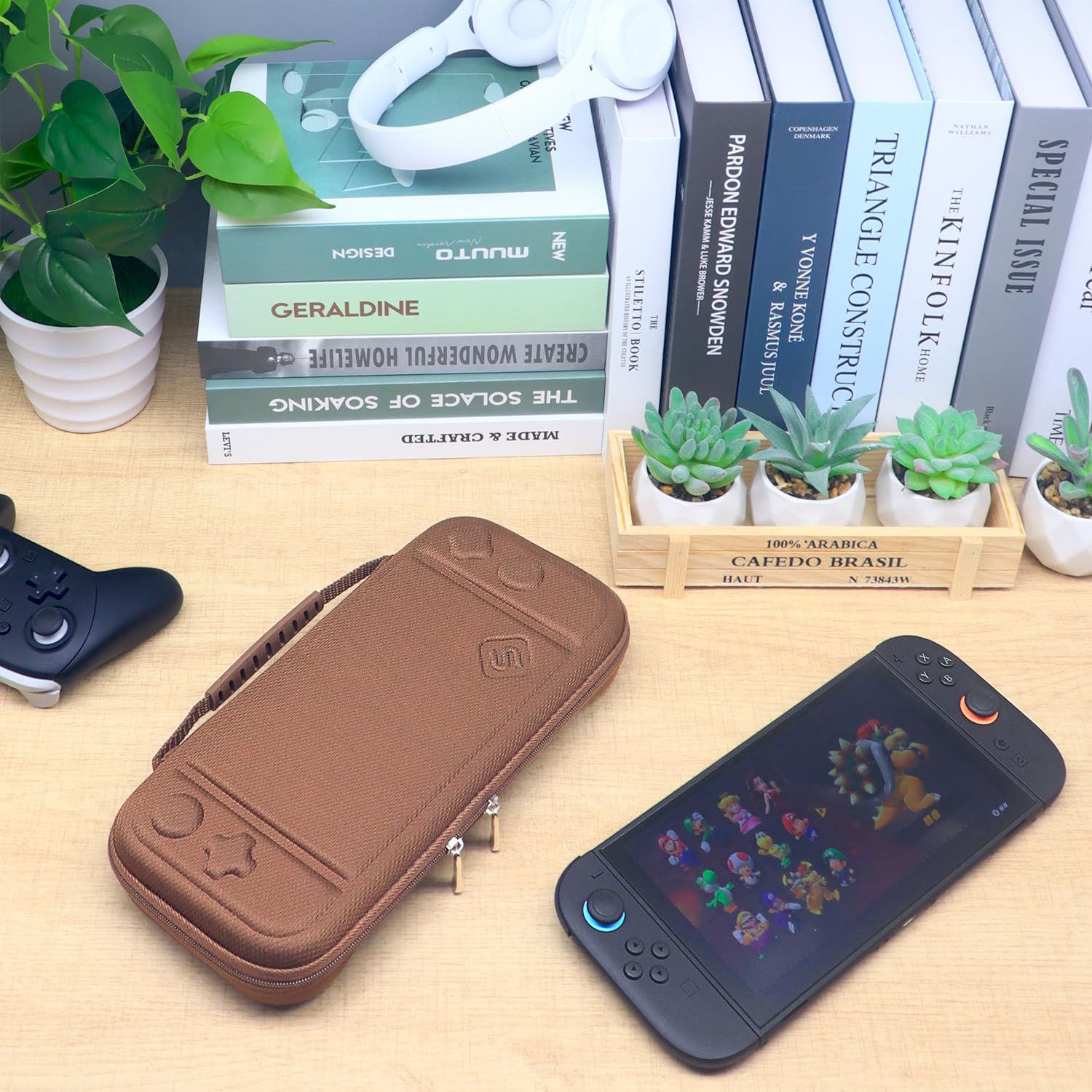 sisma Funda Delgada Compatible con Nintendo Switch 2 - Estuche Protector para Guardar y Proteger Consola Switch2 y Accesorios - Bolsa de Transporte — view 2