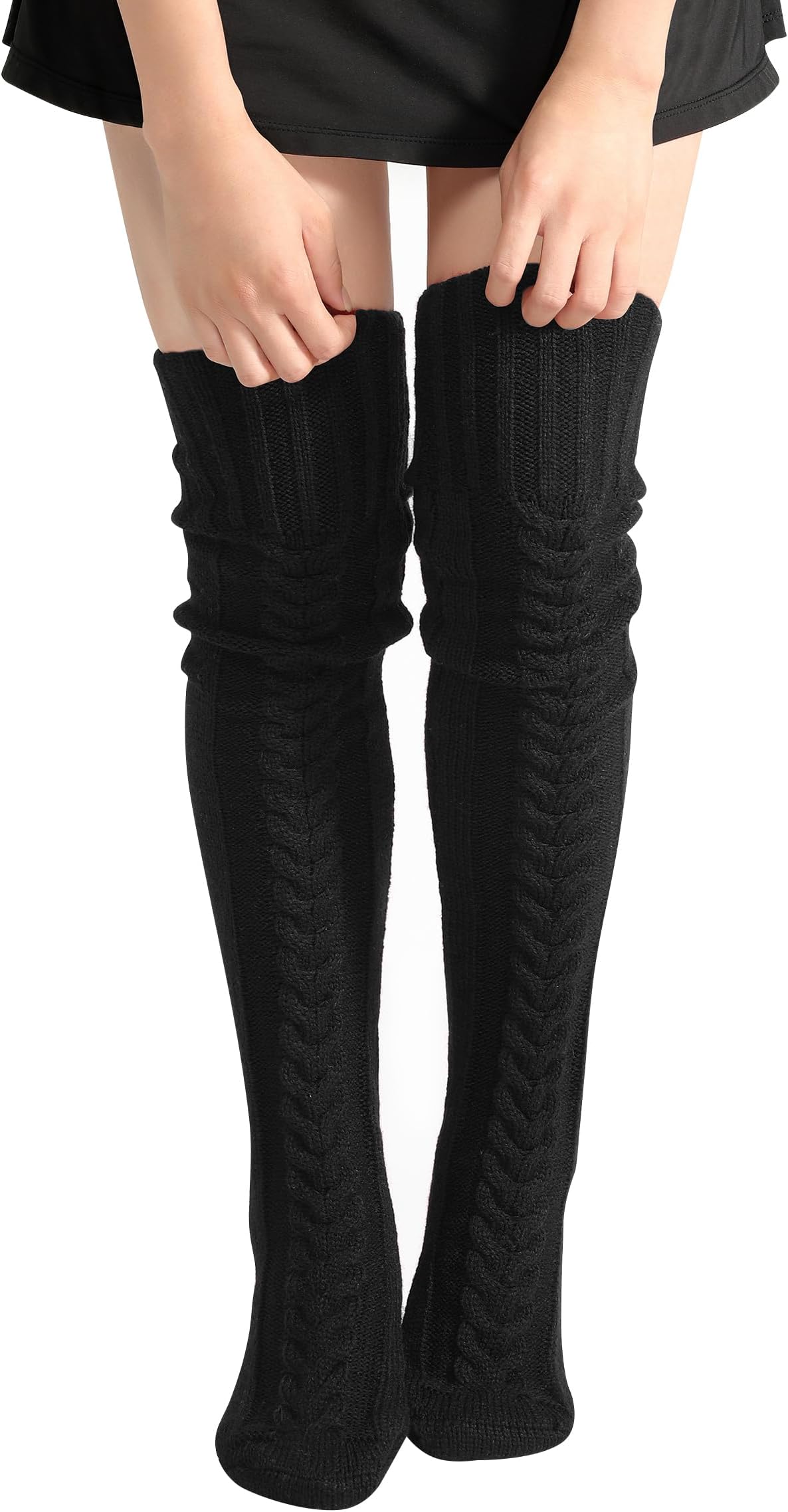 Thigh High Socks - Over Knee High Socks for Women Warm Valentines Day Gifts for Her Thigh High Stockings Leg Warmers