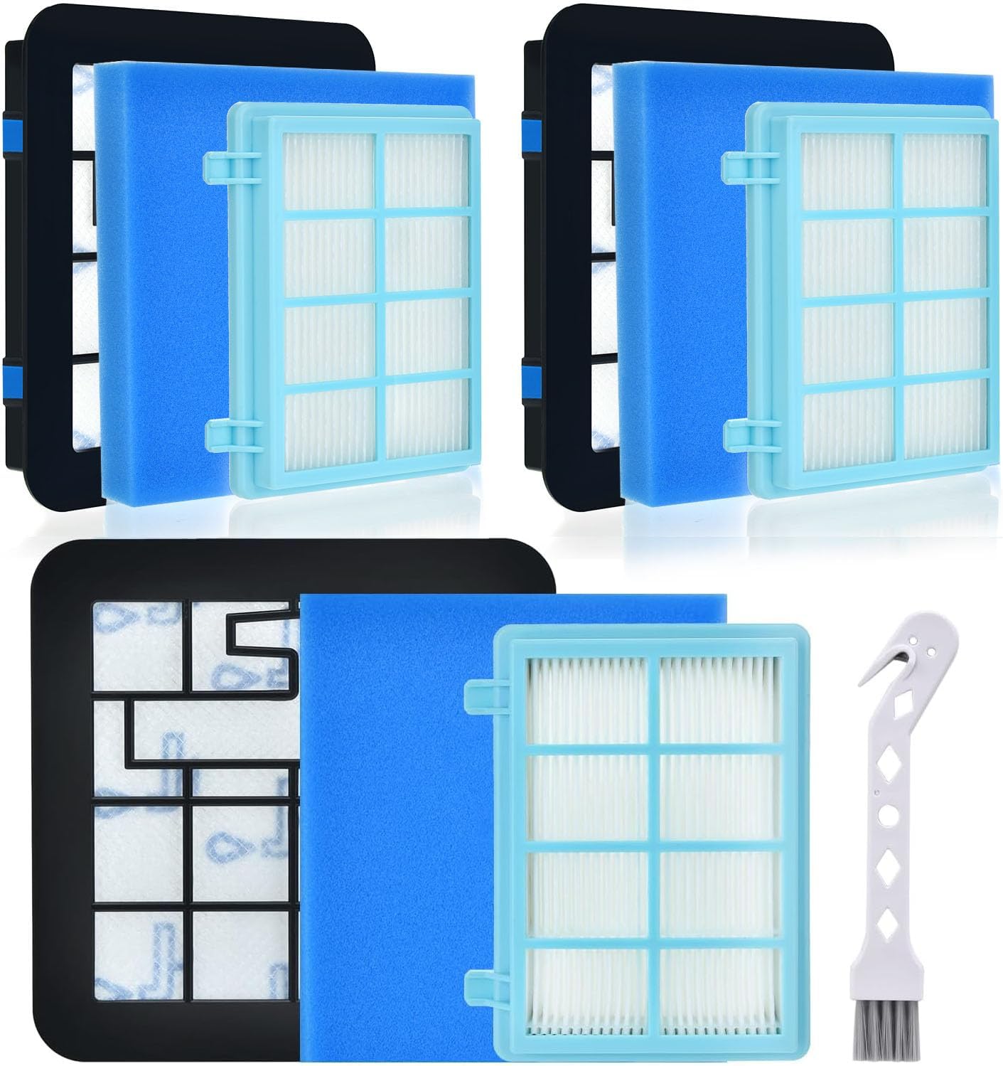 Plutoos Filtro per philips fc9332 fc9331 fc8010/01 fc9555 fc9550 fc9334 fc9333 fc9330 floor hoover ersa