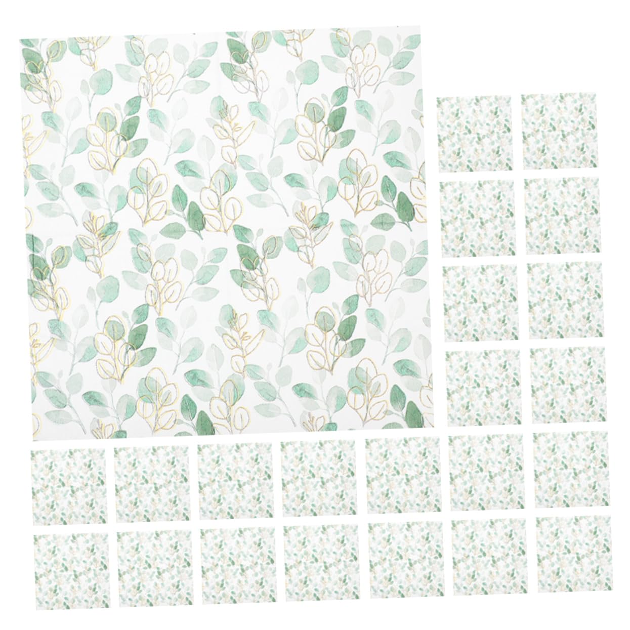 Toallas de papel para decoración PRETYZOOM con diseño floral para mesas de eventos 8