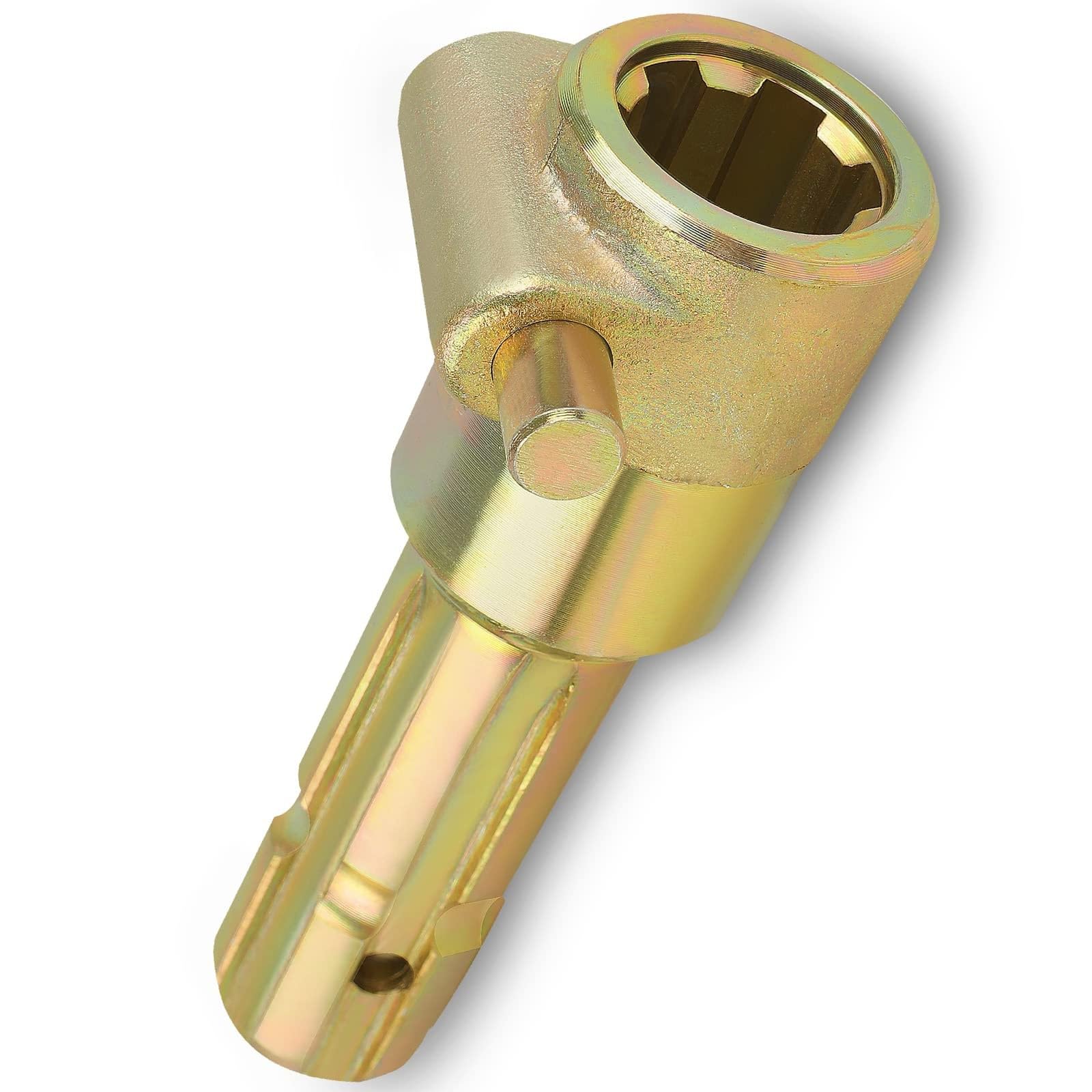 Adaptador extensor de toma de fuerza de 1-3/8 pulgadas, 6 ranuras hembra macho para tractor, extender acortar 70HP PTO adaptador extensor
