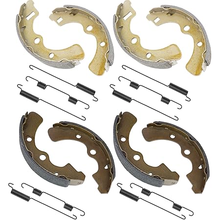 Amazon Com Caltric 2 Front Rear Brake Shoe Compatible With Kawasaki 1078 1079 1077 1074 Automotive