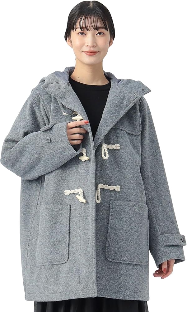 Amazon.co.jp: [ビームスハート] コート ミドル ダッフルコート