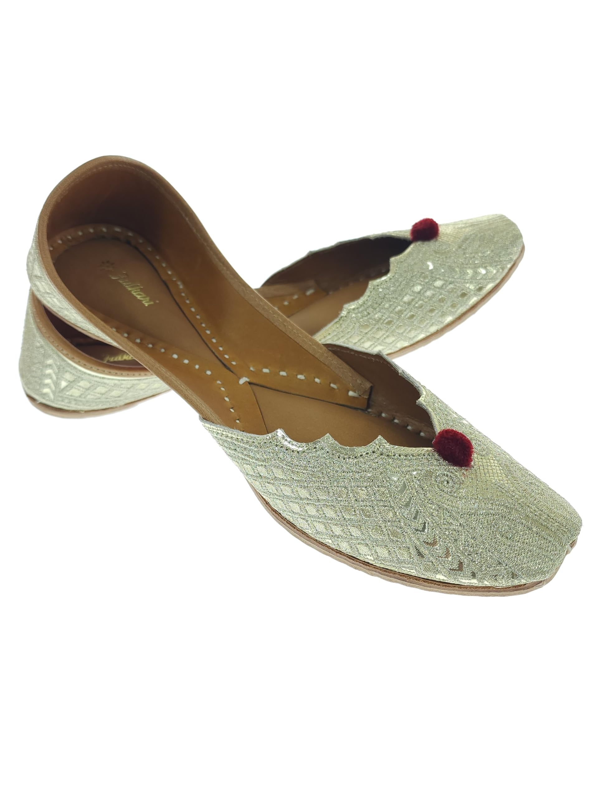 QUEEN LIZA Women's Genuine Soft Leather Embroidered Work