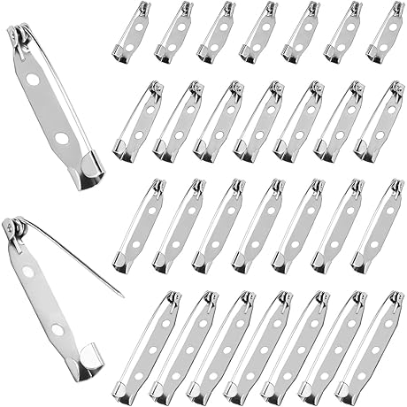 120 Pcs Name Tag Pin Backs for Jewelry