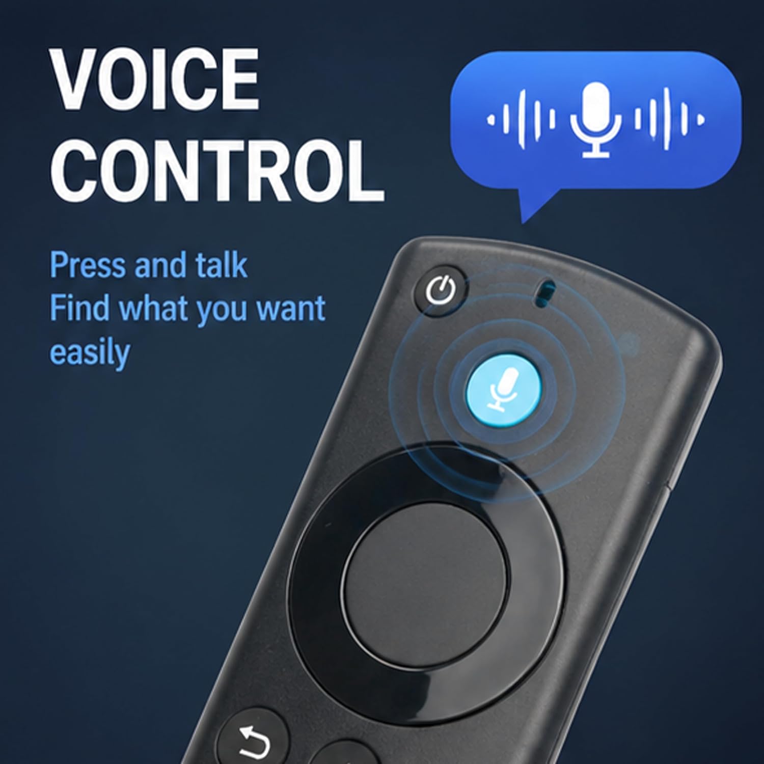 voice replacement remote for insignia toshiba fire smart tvs, compatible with tv-stick controller 1