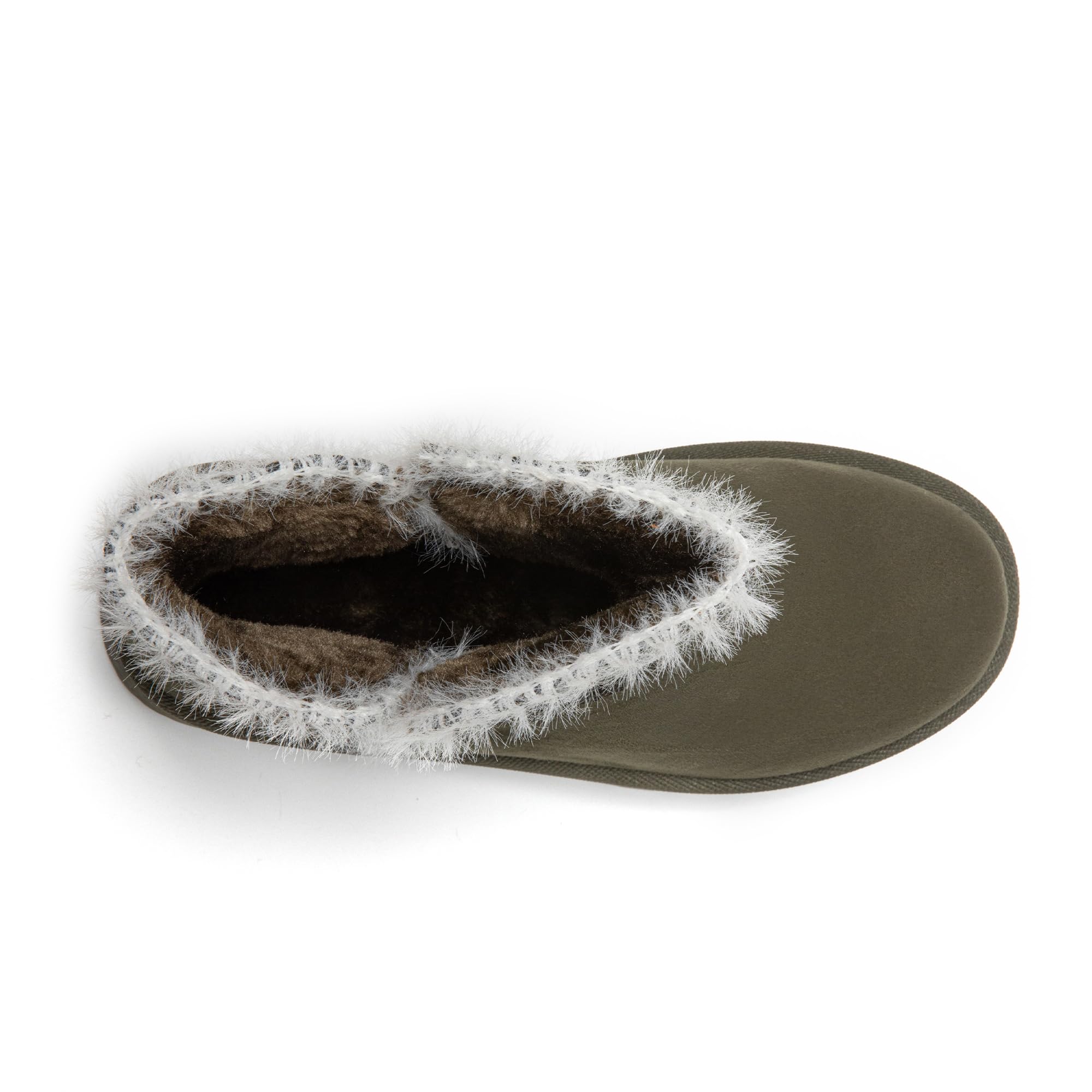 JOMIX Botas Mujer Invierno con Plataforma Botas Nieve Mujer Clásicas de Piel Sintética con Peluche