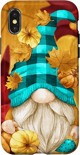 Miniatura 7 de iPhone XR Buffalo Plaid Gnomie - Accesorios de otoño con funda de gnomo de otoño