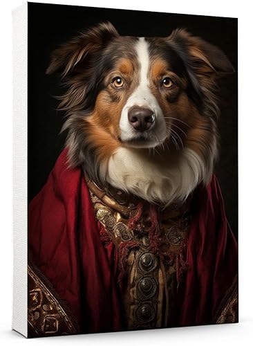 Miniatura 1194 de Thuan Chow Chow Retrato de mascota con disfraz real de perro en un disfraz retrato de perro con vestimenta Retrato medieval de mascota retrato