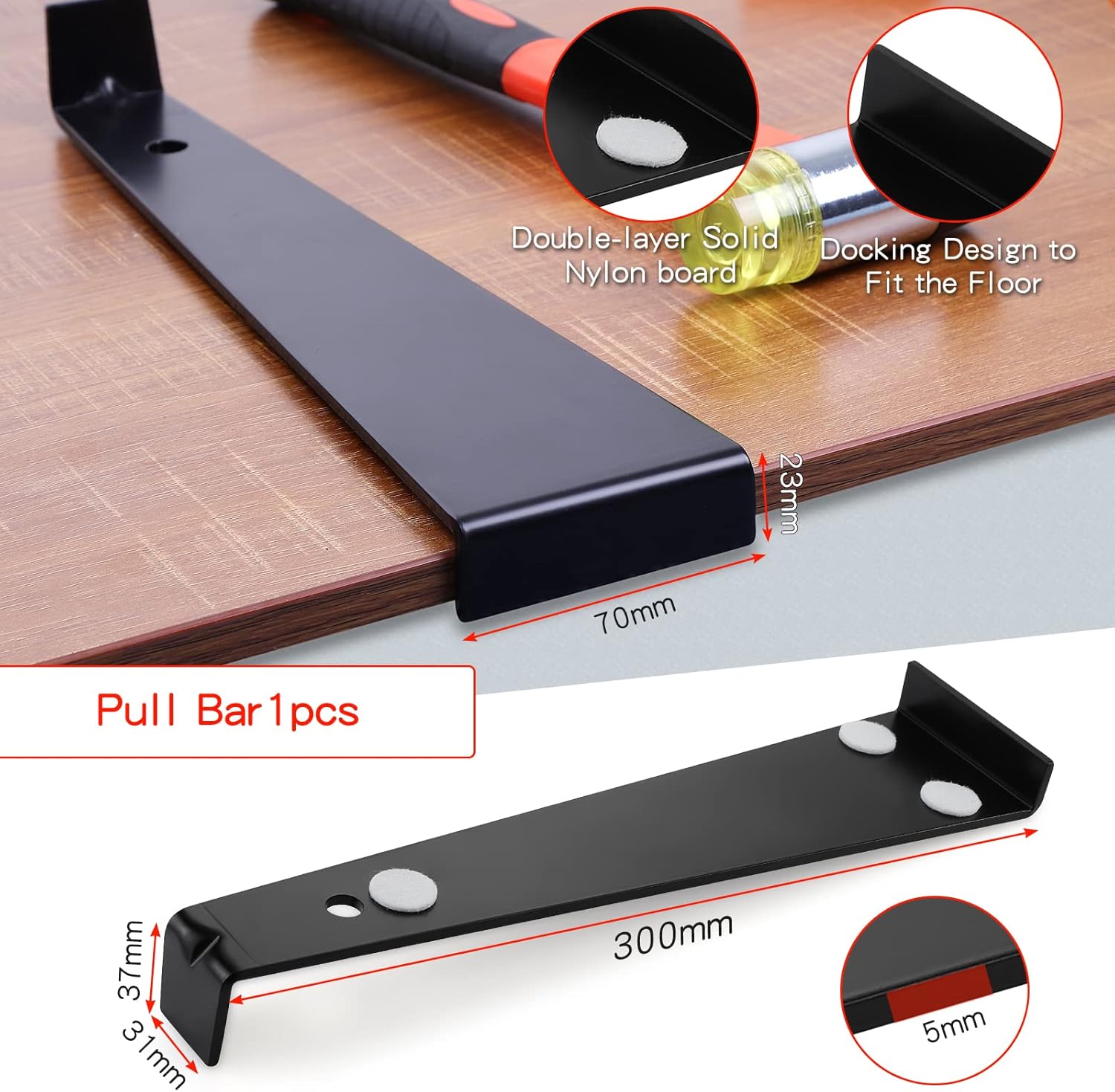 Captina Laminate Wood Flooring Installation Kit, Laminate Flooring Kit Installation Tool with 40