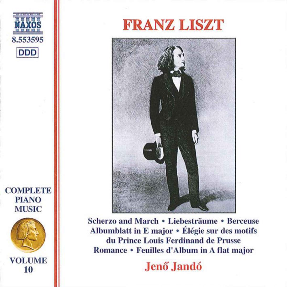 Jando Jeno - Works X Pf (Integral) Vol. 10: Scherzo And March, Libestraume: 3 No