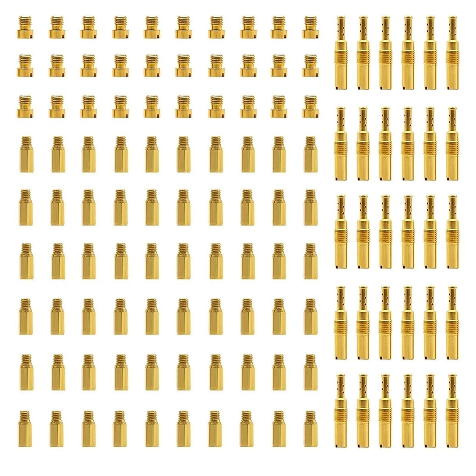 Zestaw dyszy głównej gaźnika 40 i 120 szt. Zawiera 90 szt. Dyszy i 30 powolnych pilotów Gaźnik zamienny(120PCS)