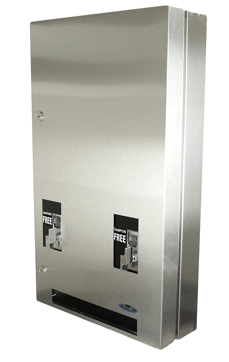 Frost 608-3-Free Napkin and Tampon Dispenser, Metallic