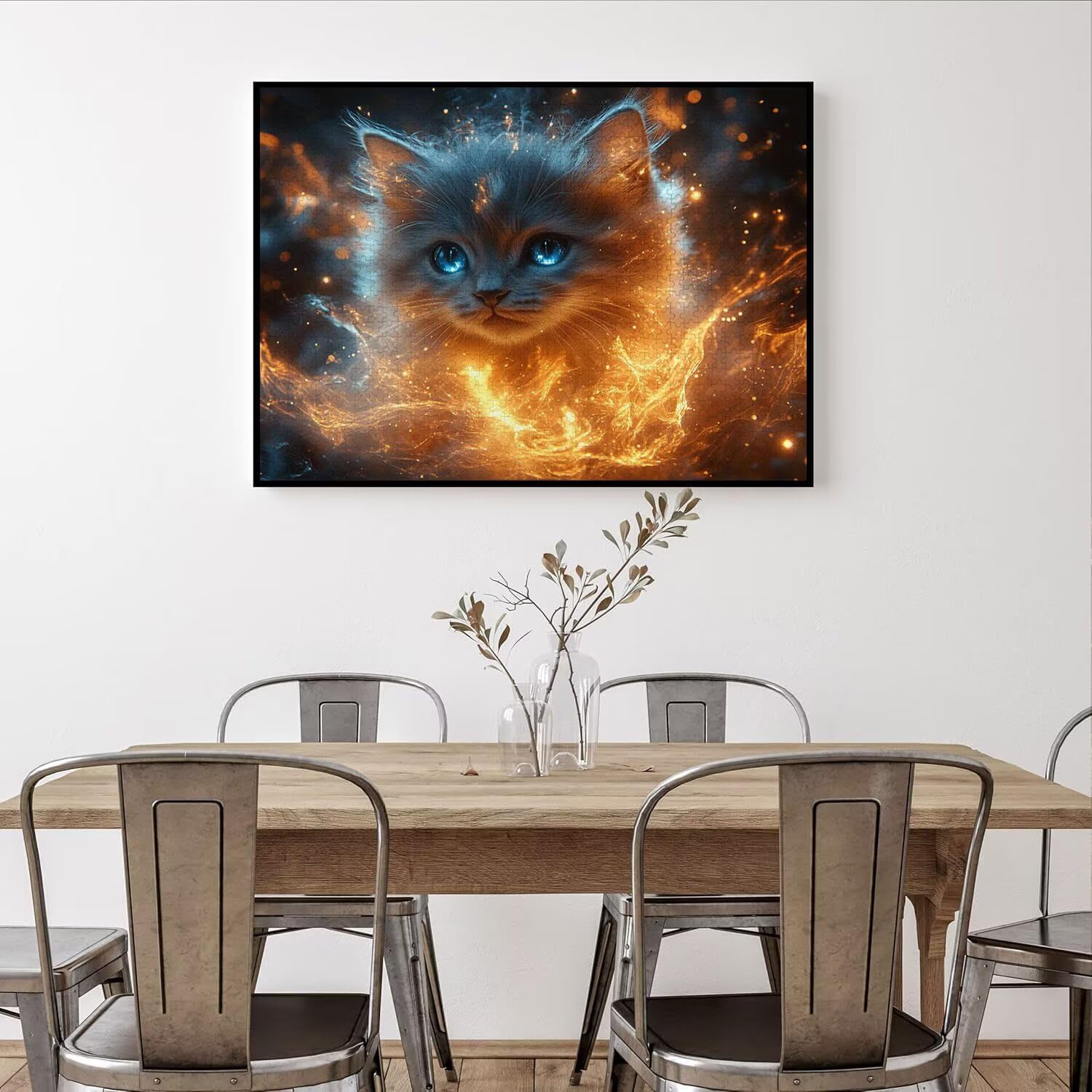 Puzzle 5000 Teile für Erwachsene, 3D Puzzle Katzen Holzpuzzles, n-501 | Puzzlematte Traum, Heimunterhaltung, Entspannung Meditationspuzzle, Impossible Klassische Jigsaw Puzzles, Home Decoration