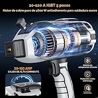 Vista 2 de Máquina de soldadura portátil de mano – Soldador de mano inversor IGBT de 110 V, soldador de arco portátil de 20-120 A, arranque en caliente