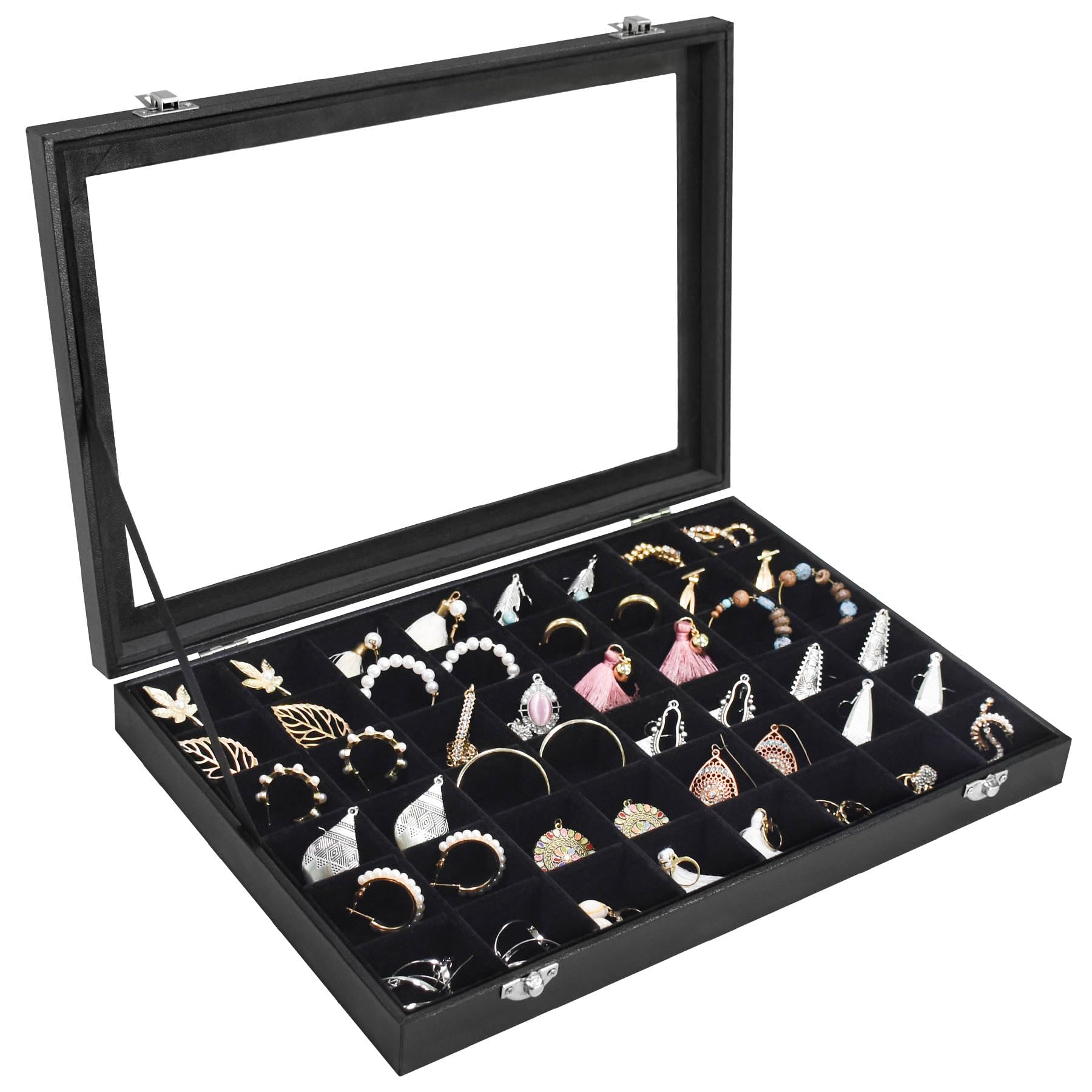 Siveit Jewelry Tray Organizer Box 48 Grid