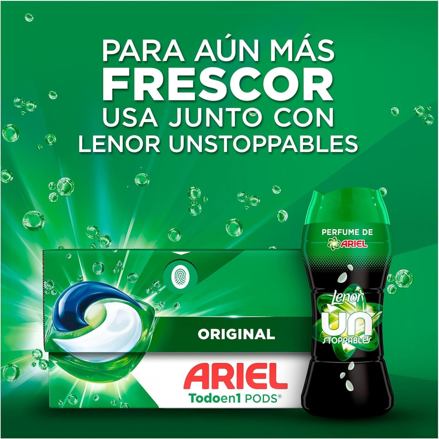 Ariel PODs Todo en 1 Detergente en Cápsulas Original, Elimina Manchas y Olores en 1 Lavado, 72 Cápsulas - 5