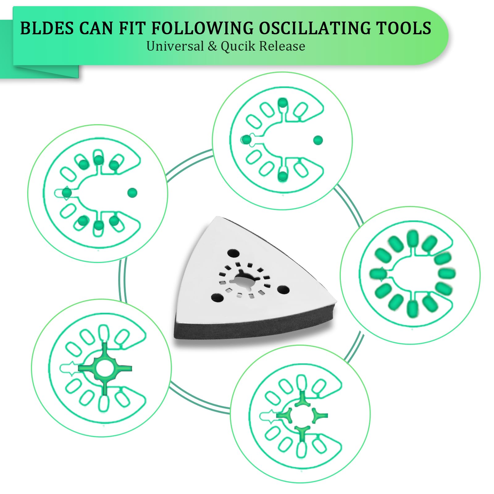 Patins Ponçage Delta 80mm TopsTools - Lot De 2 - Compatibles Bosch, Fein, Makita, Milwaukee...