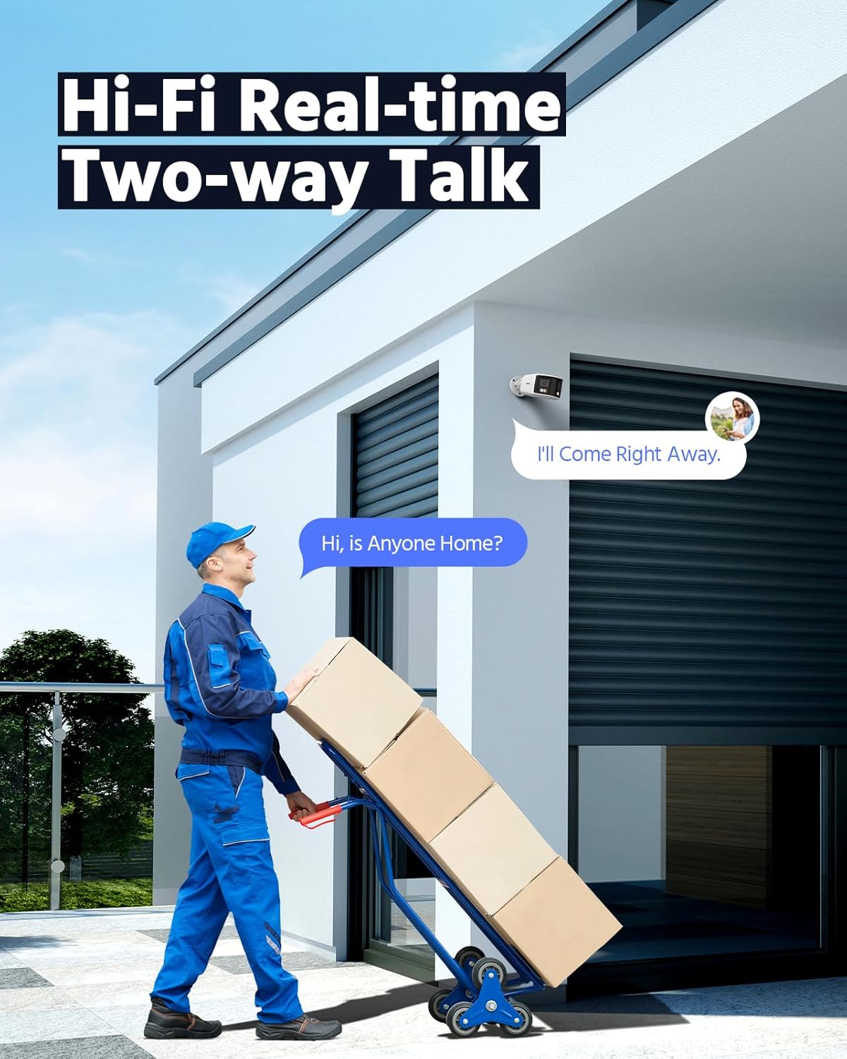 ANNKE FCD800 PoE Security Camera Outdoor with Dual Lens 180° Filed of View, 8MP IP Surveillance Camera Support Color Night Vision, Person/Vehicle Detection, Two-Way Talk, Built-in SD Card Slot