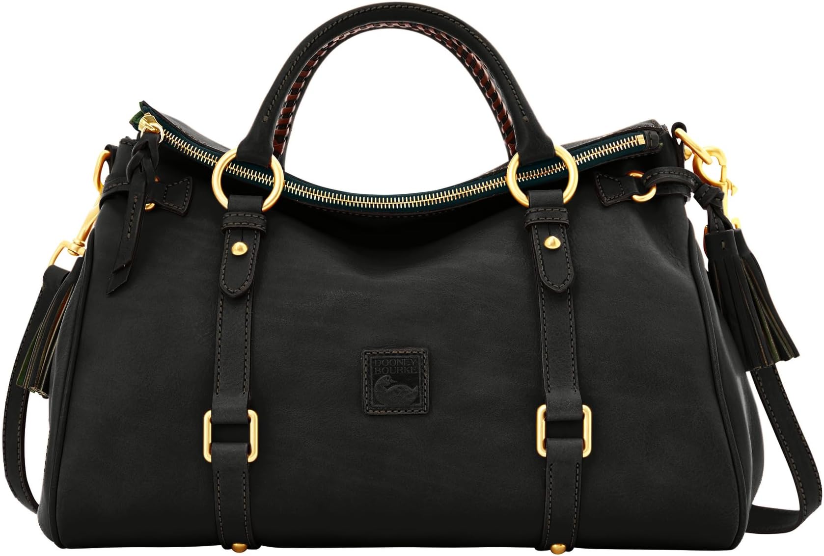 Dooney & BourkeSatchel Bags for Women, Large Florentine Satchel Handbag with Optional Crossbody Bag Strap