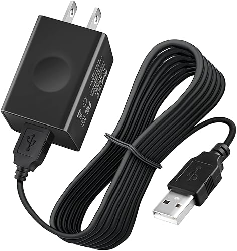 PwrON Adaptador USB de 5 V para Stanley Fatmax Spotlight Cargador Compatible con Stanley SL10LEDS SL10LEDSL TL450 TL600 SS4LS Linterna Cable de