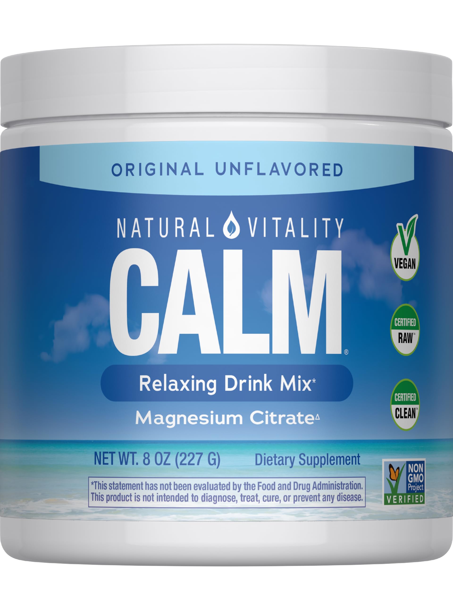 NATURAL VITALITY Original Calm Magnesium Drink Mix, 8 OZ