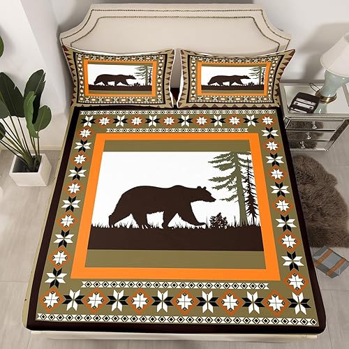 Vista 62 de Erosebridal Sábanas rústicas de granja, sábanas de camping feliz, juego de sábanas para decoración de cámper para niños, adolescentes, mujeres