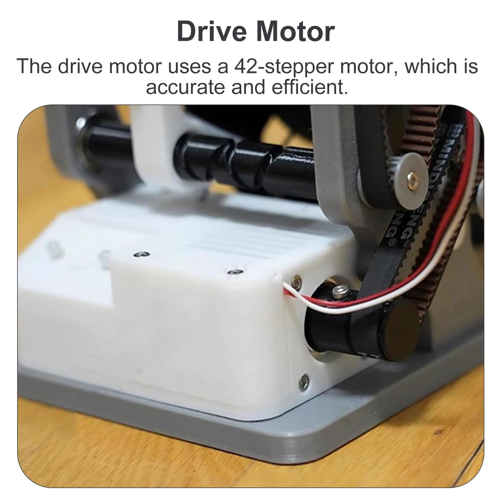 Elektrischer Spulenaufwickler, 3D-Drucker-Filament-Respooler, Auto-Stop, wenn voll, einfacher Rollenwechsel, für PLA-ABS-Filament, Nähgarn