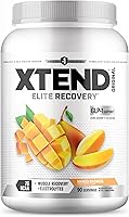 Vista 1 de XTEND Original BCAA - Polvo de Mango Madness Bebida de recuperación muscular post entrenamiento sin azúcar con aminoácidos 7g de BCAA