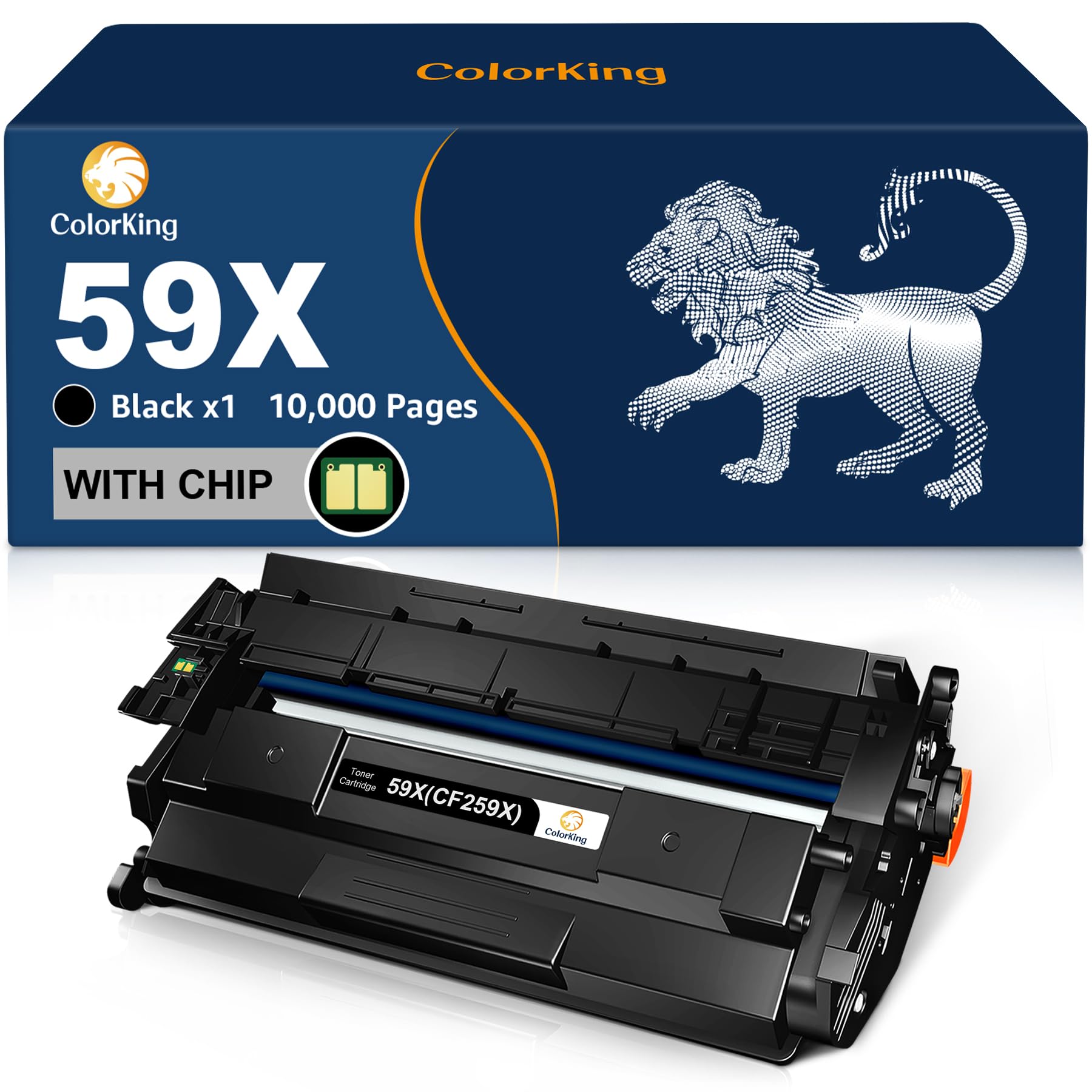 CF259X Compatibile per HP 59X 59A Toner CF259X CF259A M404dn M428fdw | Compatibile per HP Laserjet Pro M404dn MFP M428fdw M428dw M404dw M404n M406 M430 10.000 pagine, con Chip