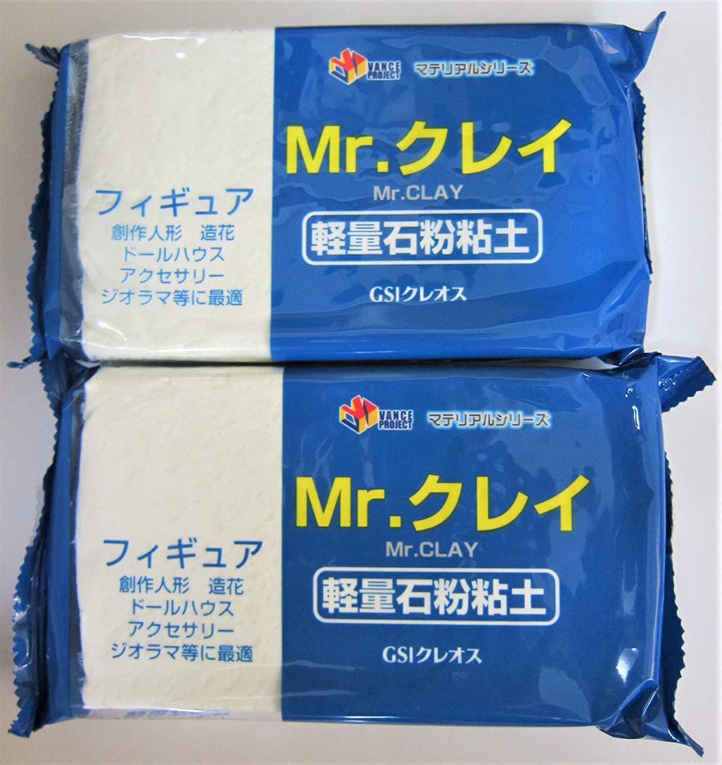 Amazon.co.jp: Mr.クレイ （軽量石粉粘土）2個セット : ホビー