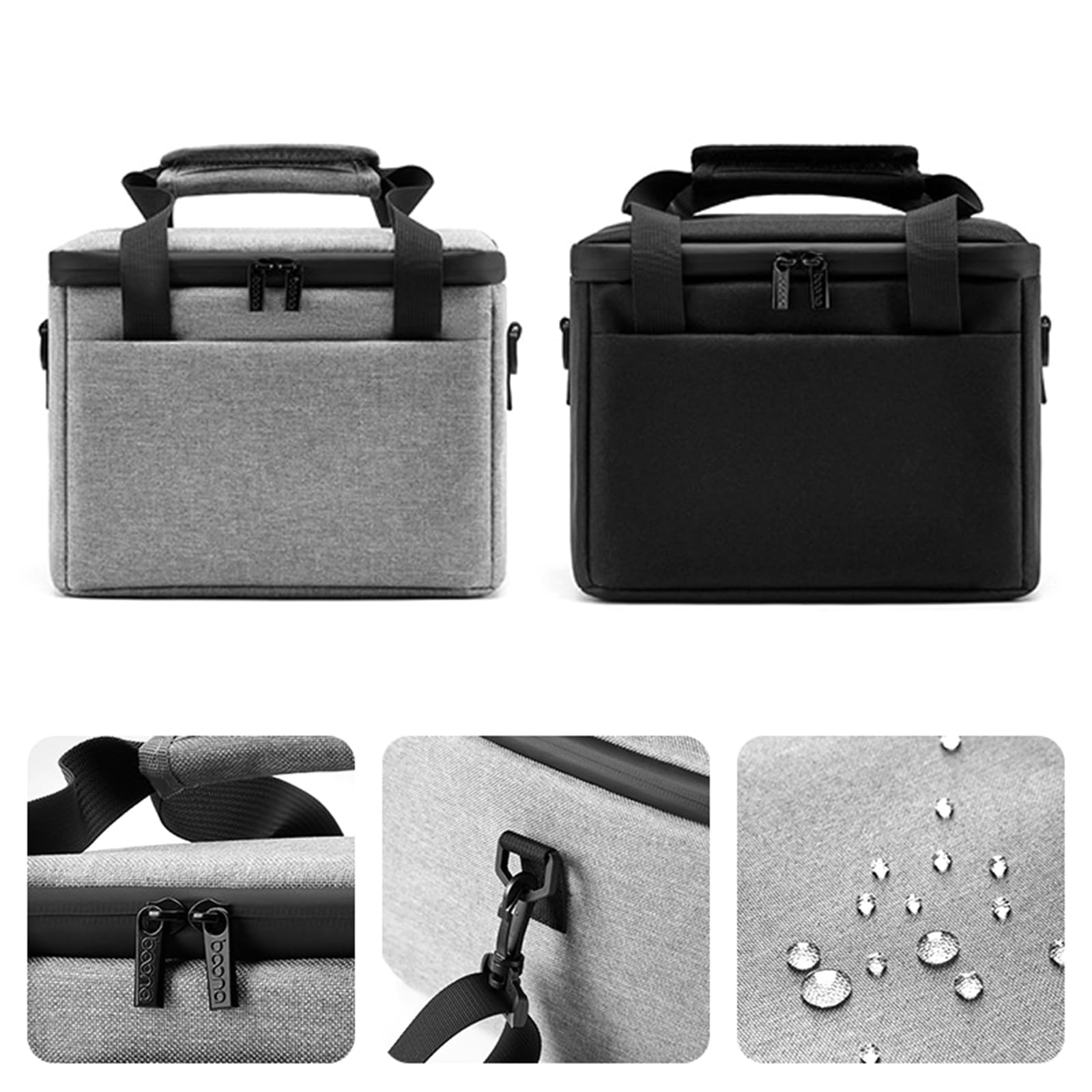 Funda de transporte impermeable para proyector de tela Oxford para H Series V Series bolsa de almacenamiento portátil con múltiples bolsillos