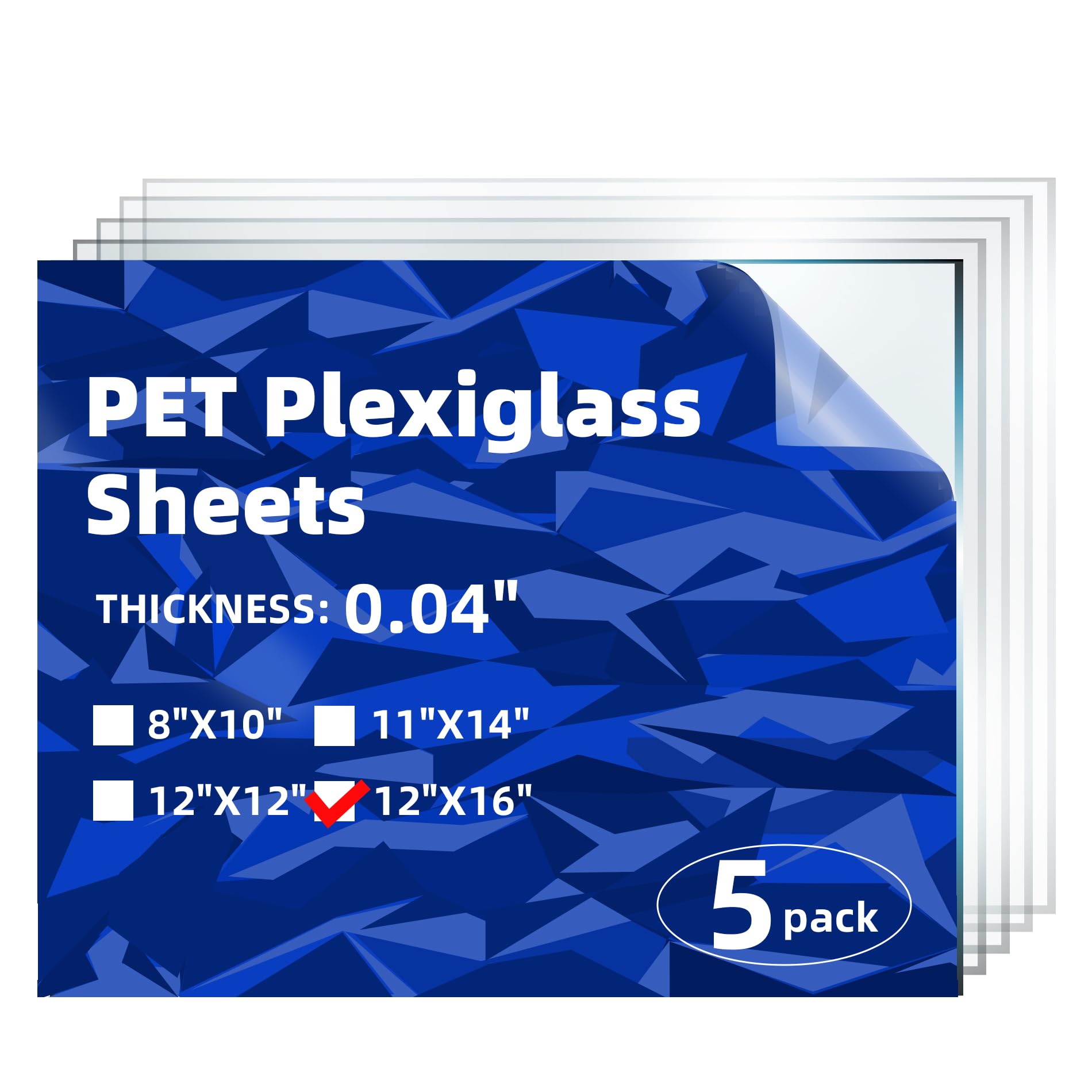 PET Acrylic Sheets - 2 Pack 1/8" Clear Sheets -7
