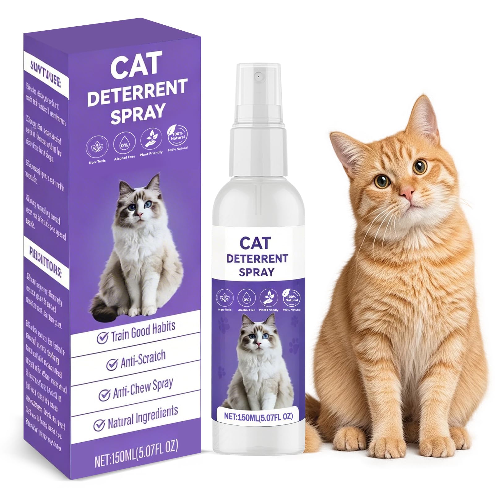 TEFELE Bitter Apple Spray for Cats