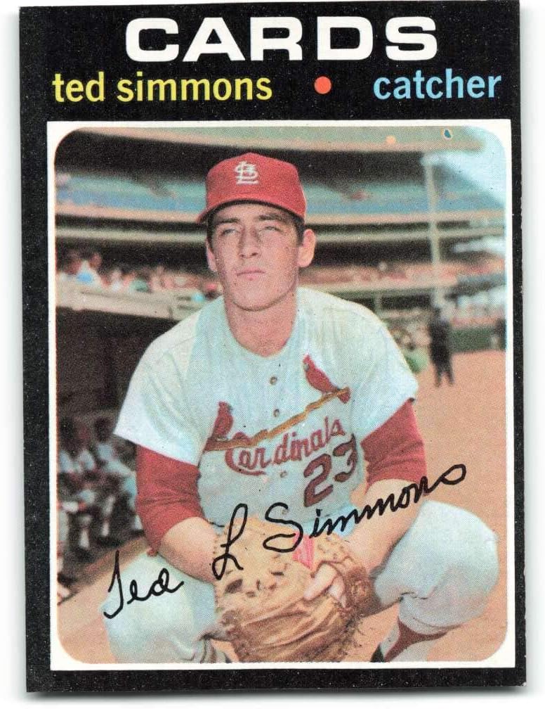 1971 Topps #117 Ted Simmons NM+ RC Rookie St. Louis Cardinals Baseball