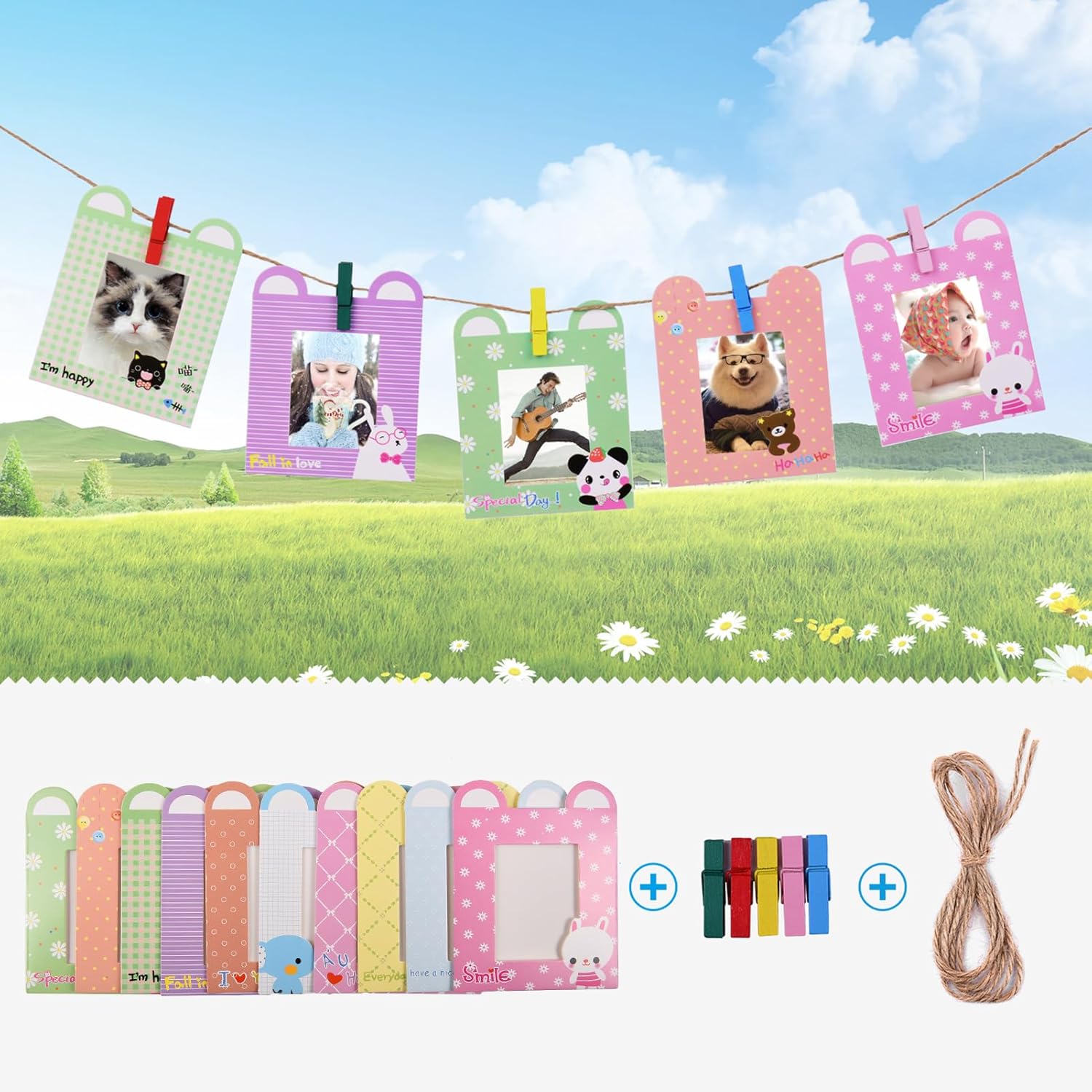 Andoer Instant Camera Accessories Bundle Kit Replacement for Fujifilm instax mini 12 with Camera Bag/Camera Strap/Photo Album/Photo Clips/Photo Frame/Stickers/Pen and More