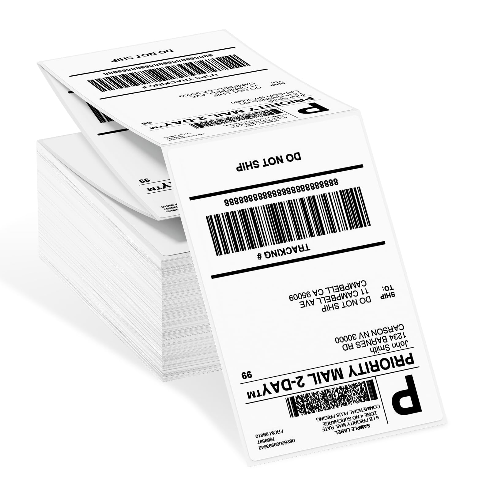 4 x 6 etiquetas para impresora de papel térmico, etiquetas de envío directo, compatibles con estor Phomemo y otras impresoras de etiquetas de 4 x 6