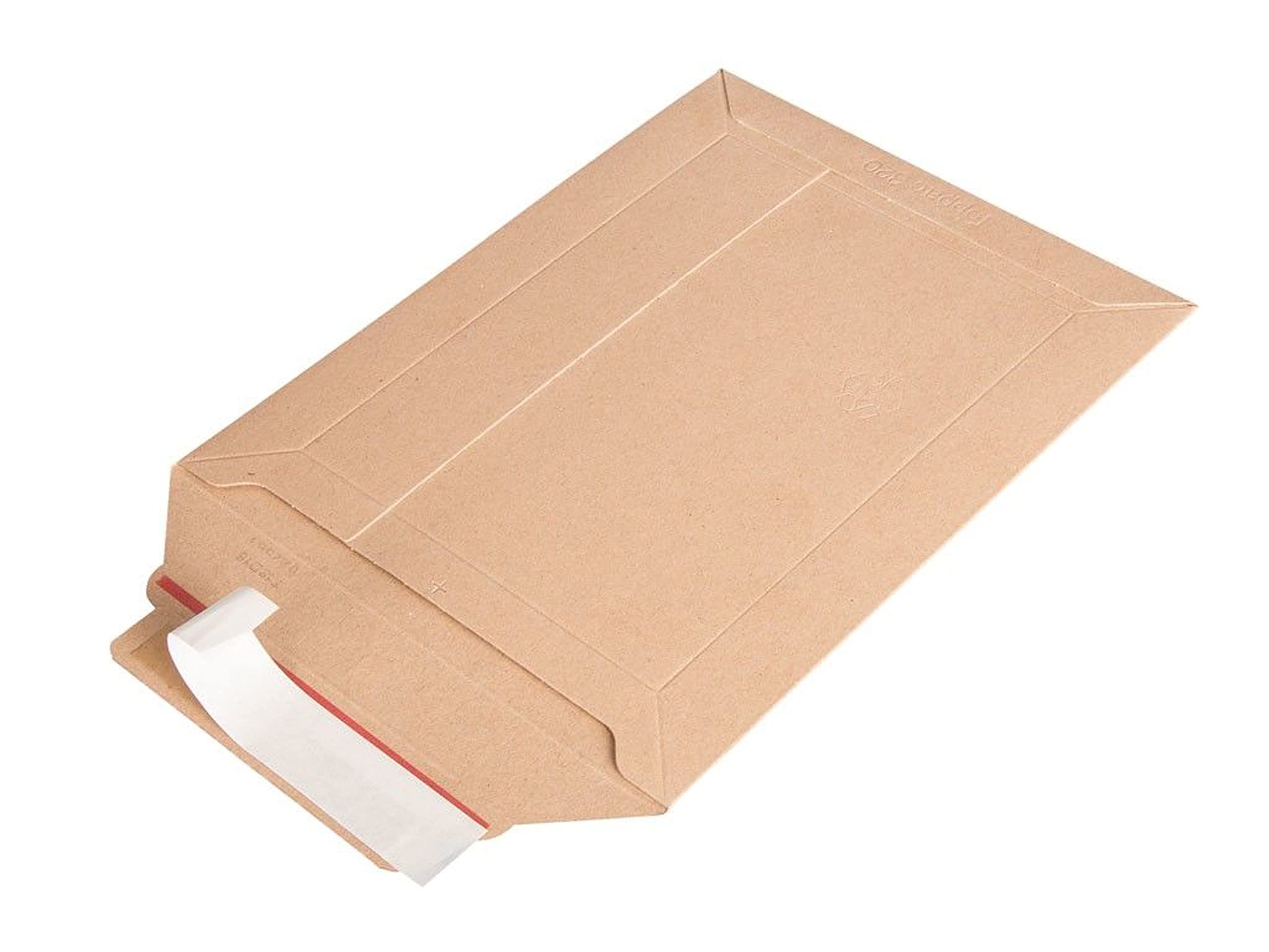 Jeco - Lot de 75 enveloppes en carton d'expédition marron format 320 x 455mm 450g/m² rigide et résistante avec fermeture auto-adhésive pochette rigide