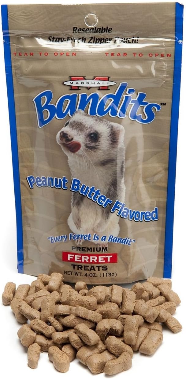 Marshall Bandit Ferret Treats, Peanut Butter Pet Care