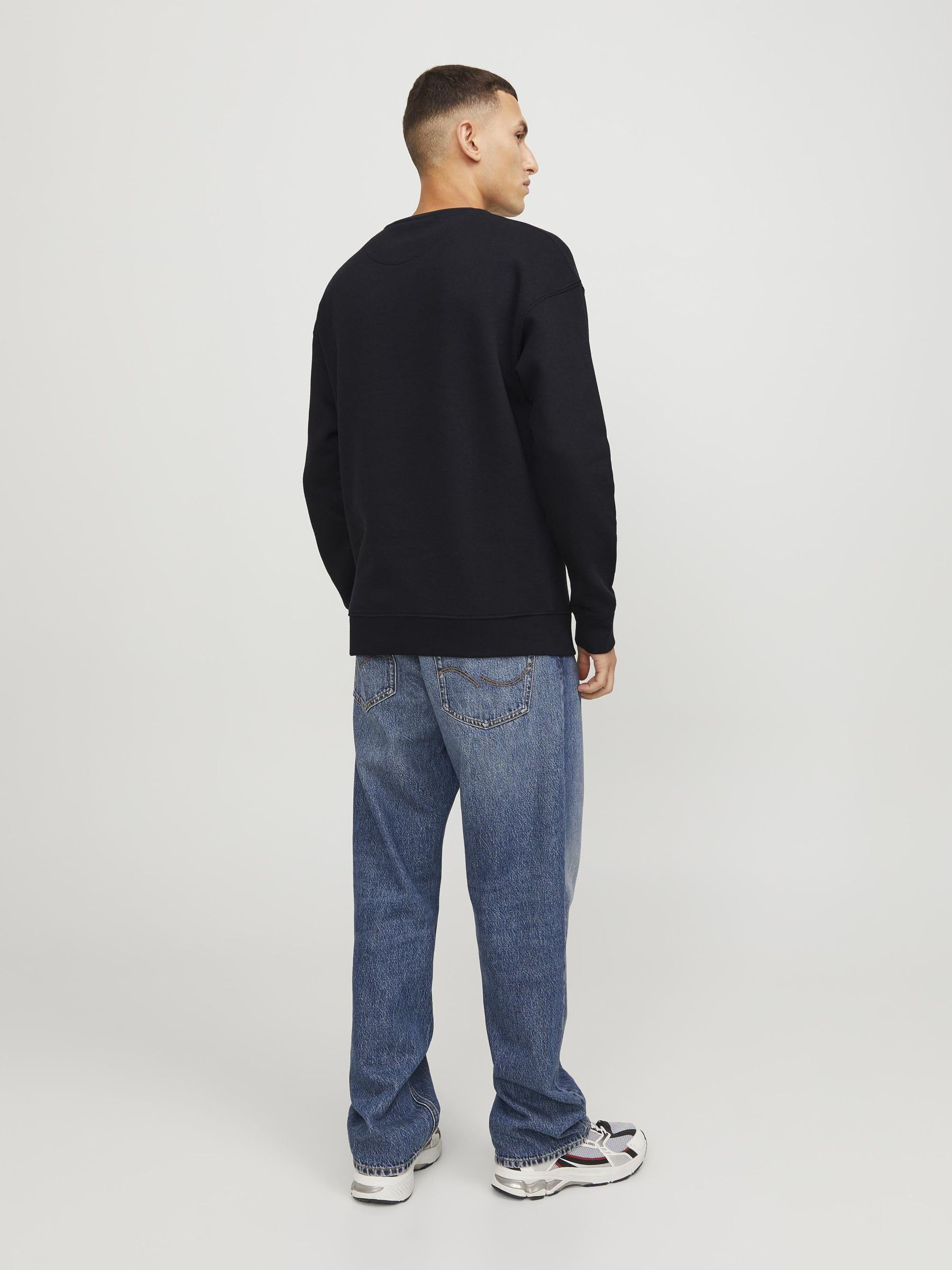 JACK & JONES Male Sweatshirt Einfarbig Sweatshirt