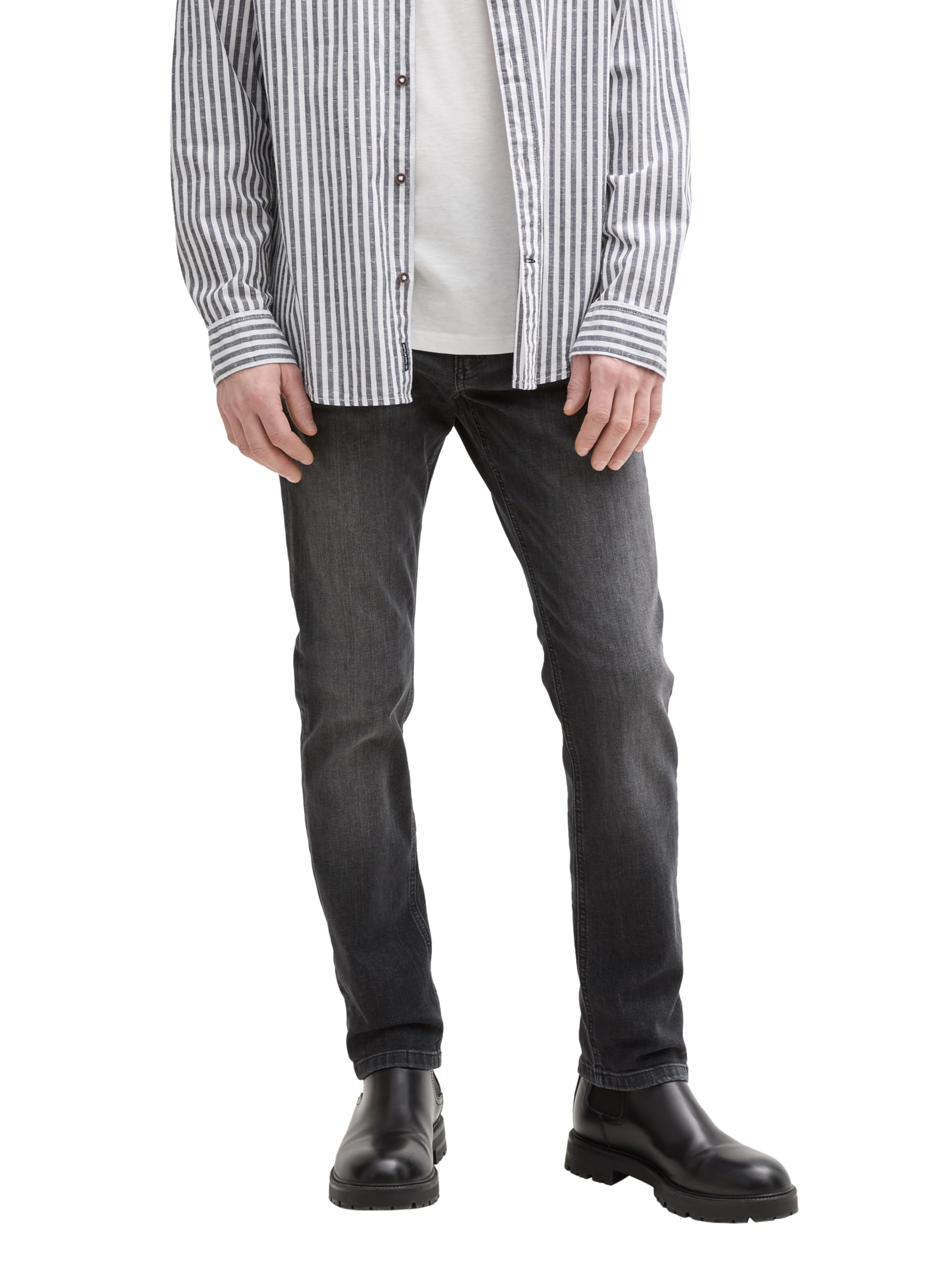 TOM TAILOR Herren Marvin Straight Jeans mit Stretch