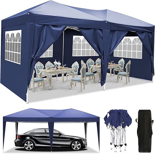 Tonnelle Pliante imperméable de Jardin, Tente Pliante de Jardin Rapide