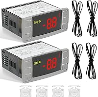 Vista 10 de Sustitución para Controlador de Temperatura Carel PJEZS0H100, para Refrigeradores/Congeladores de 115V 50/60hz, Termostato Digital Programable