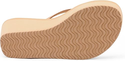 Miniatura 4 de DREAM PAIRS Sandalias de plataforma para mujer, con diamantes de imitación, soporte de arco, cómodas, suaves, con cuña de cuña para verano