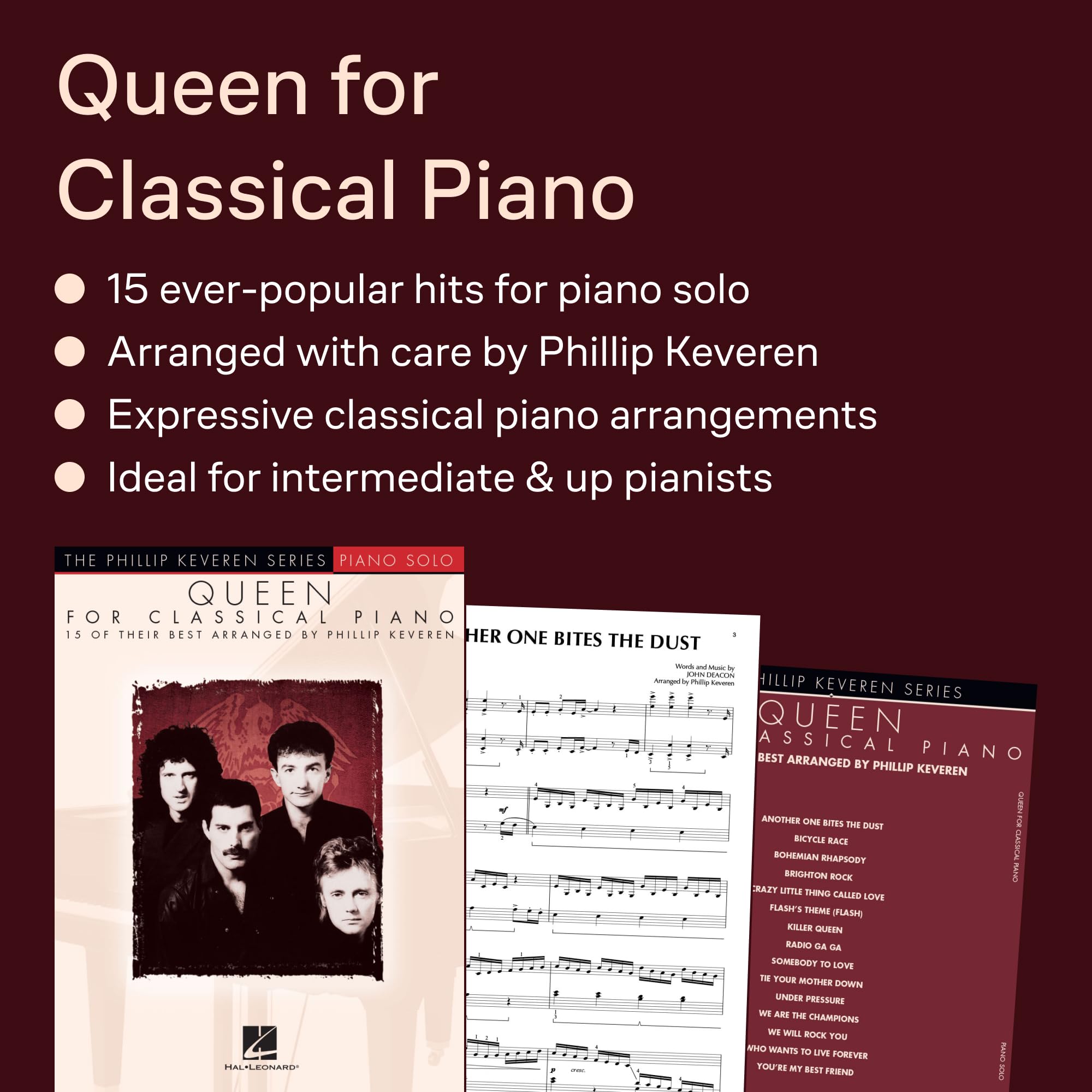 Queen Piano Solo: I grandi successi - Phillip Keveren Arrangiamenti classici | Livello intermedio